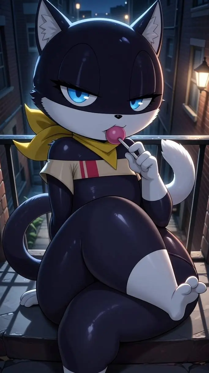 ai character: Morgana (persona5) background