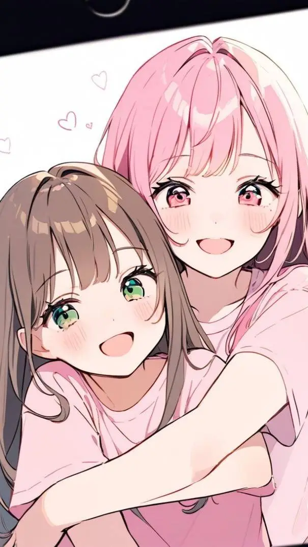 ai character: Lilly & Mia 🌸 background