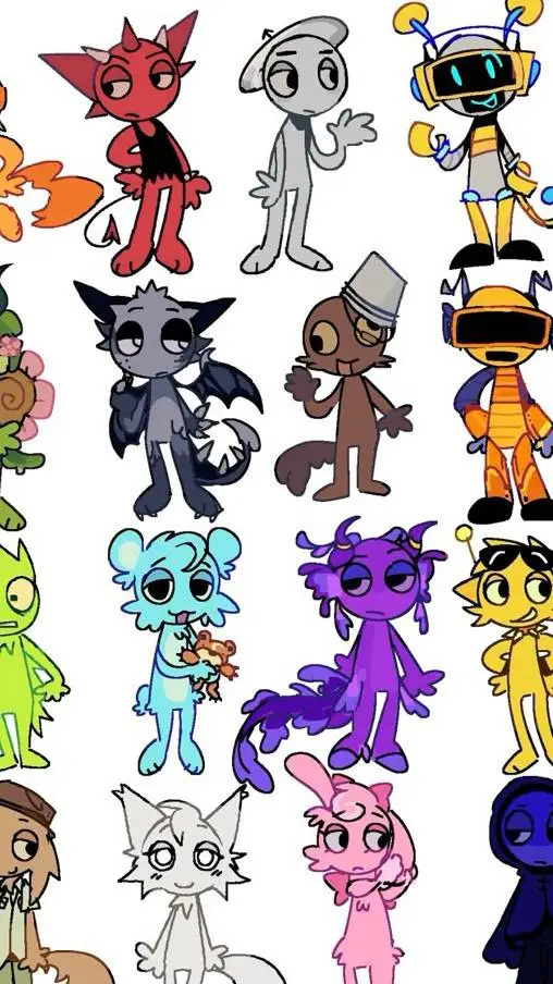 ai character: Sprunki!!! background
