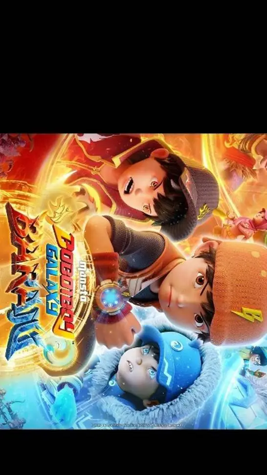 ai character: Boboiboy galaxy- background