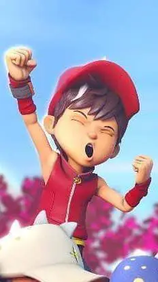 ai character: Boboiboy blaze background