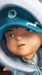 ai character: Boboiboy ice background