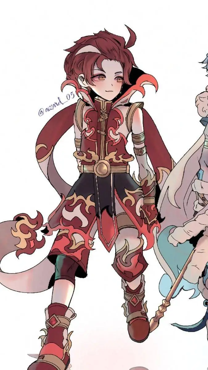 ai character: Boboiboy nova background