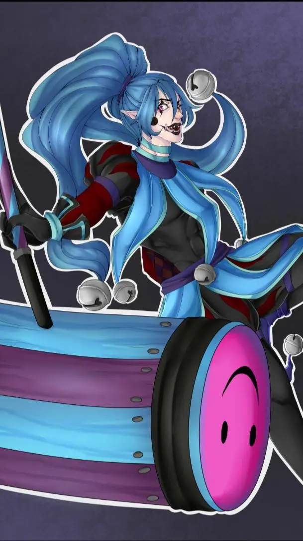 ai character: Candypop🍭  background