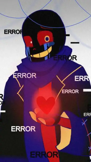 ai character: All error sans AU background