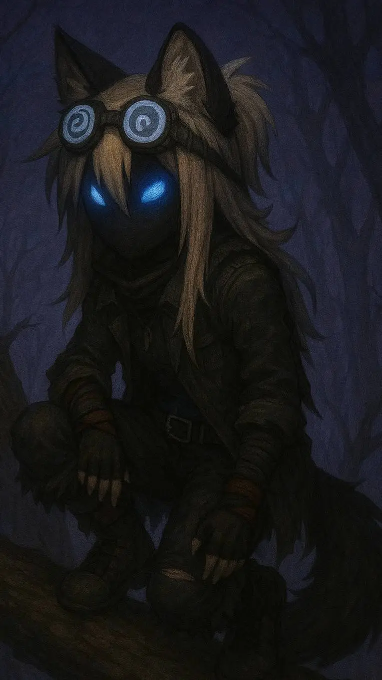 ai character: faceless background