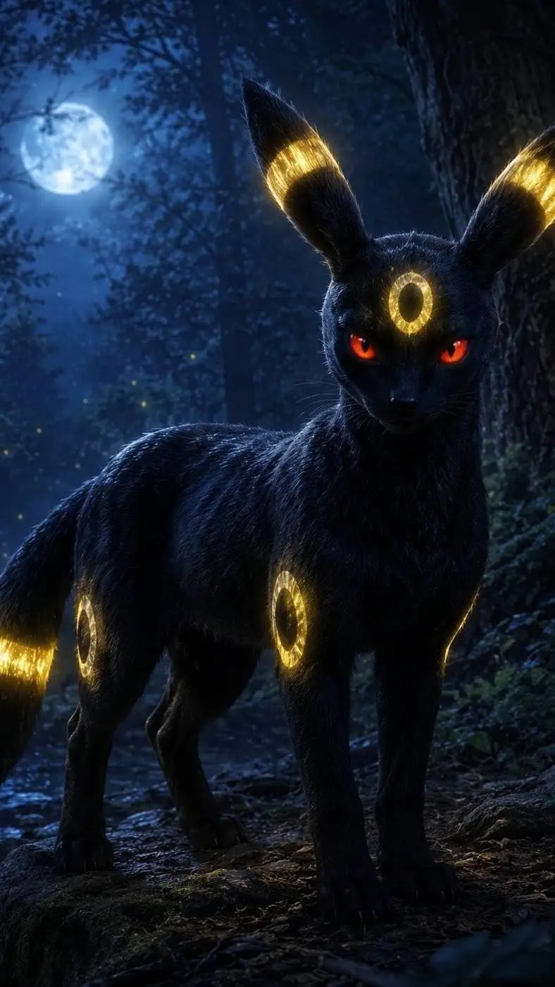 ai character: Umbreon  background