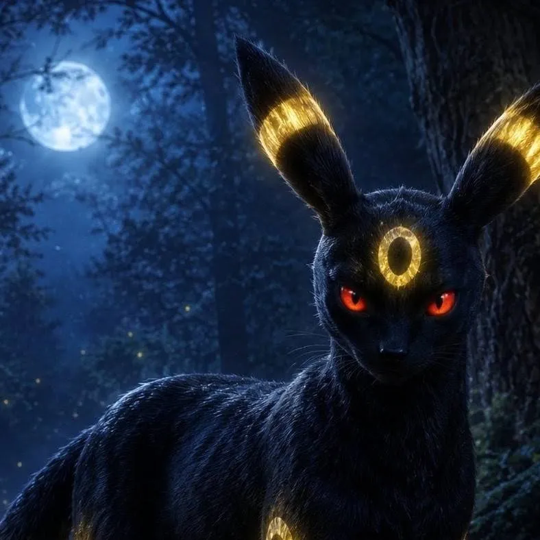 chat with ai character: Umbreon 