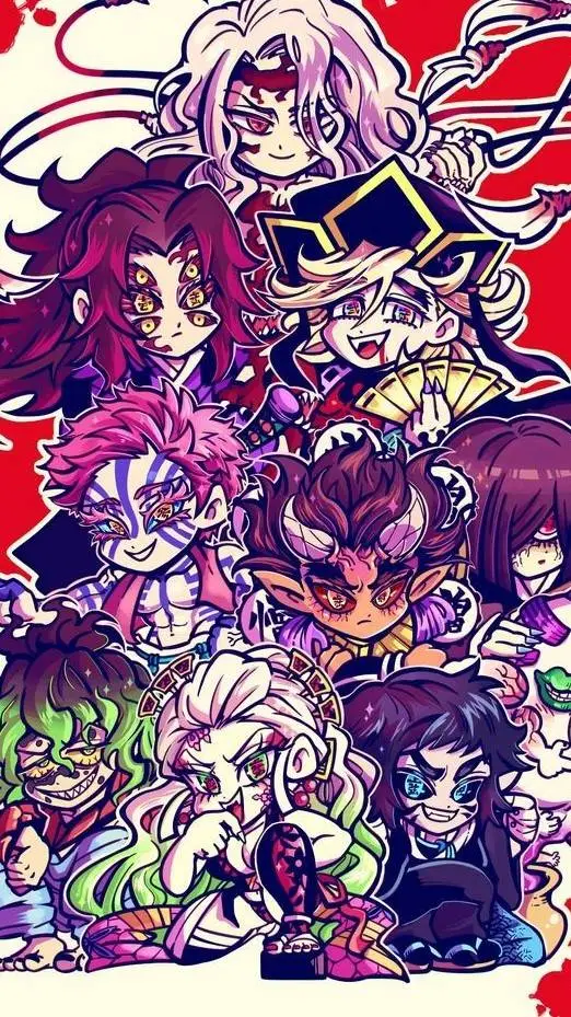 ai character: uppermoons + muzan background