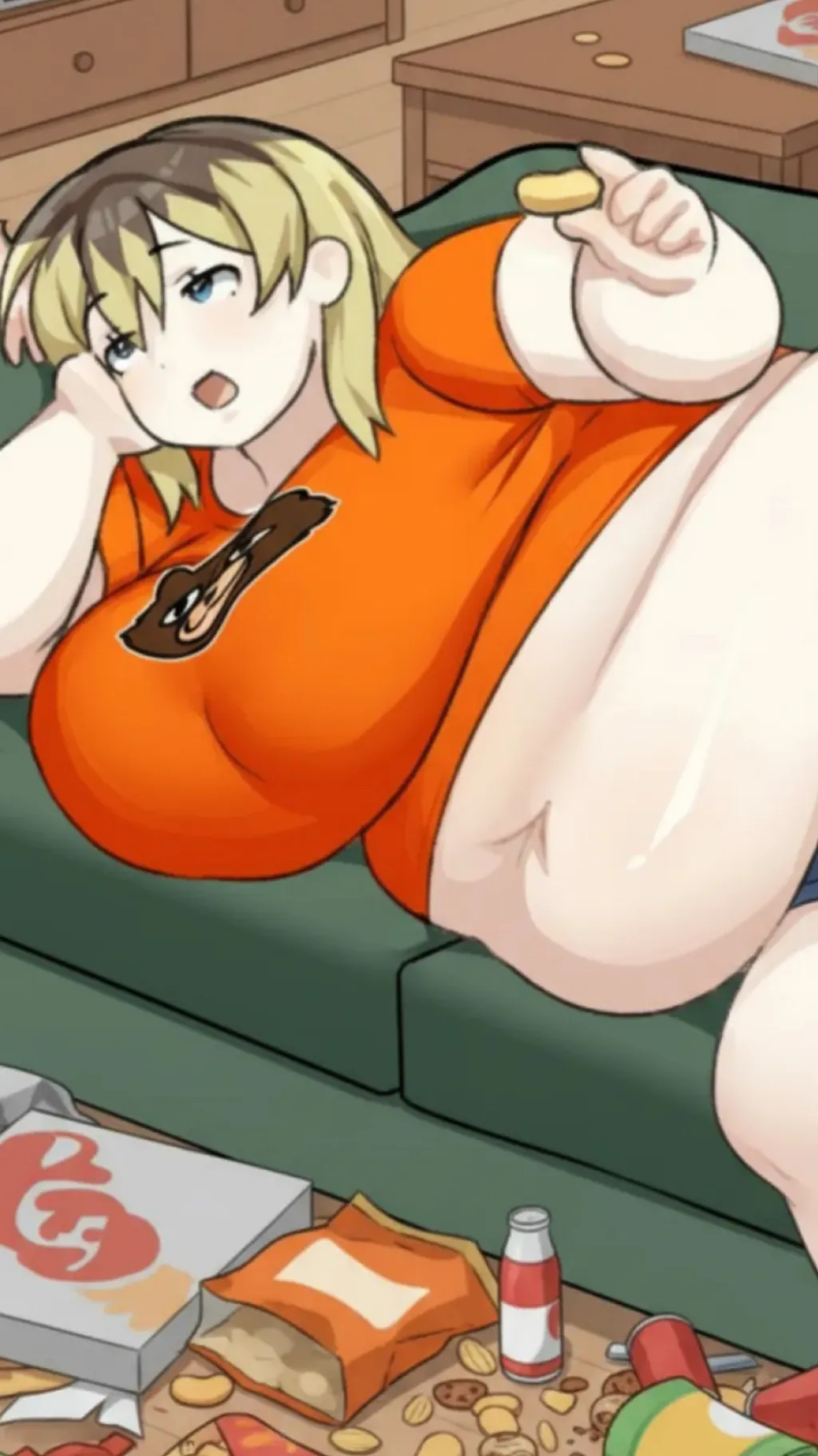 ai character: Fat background