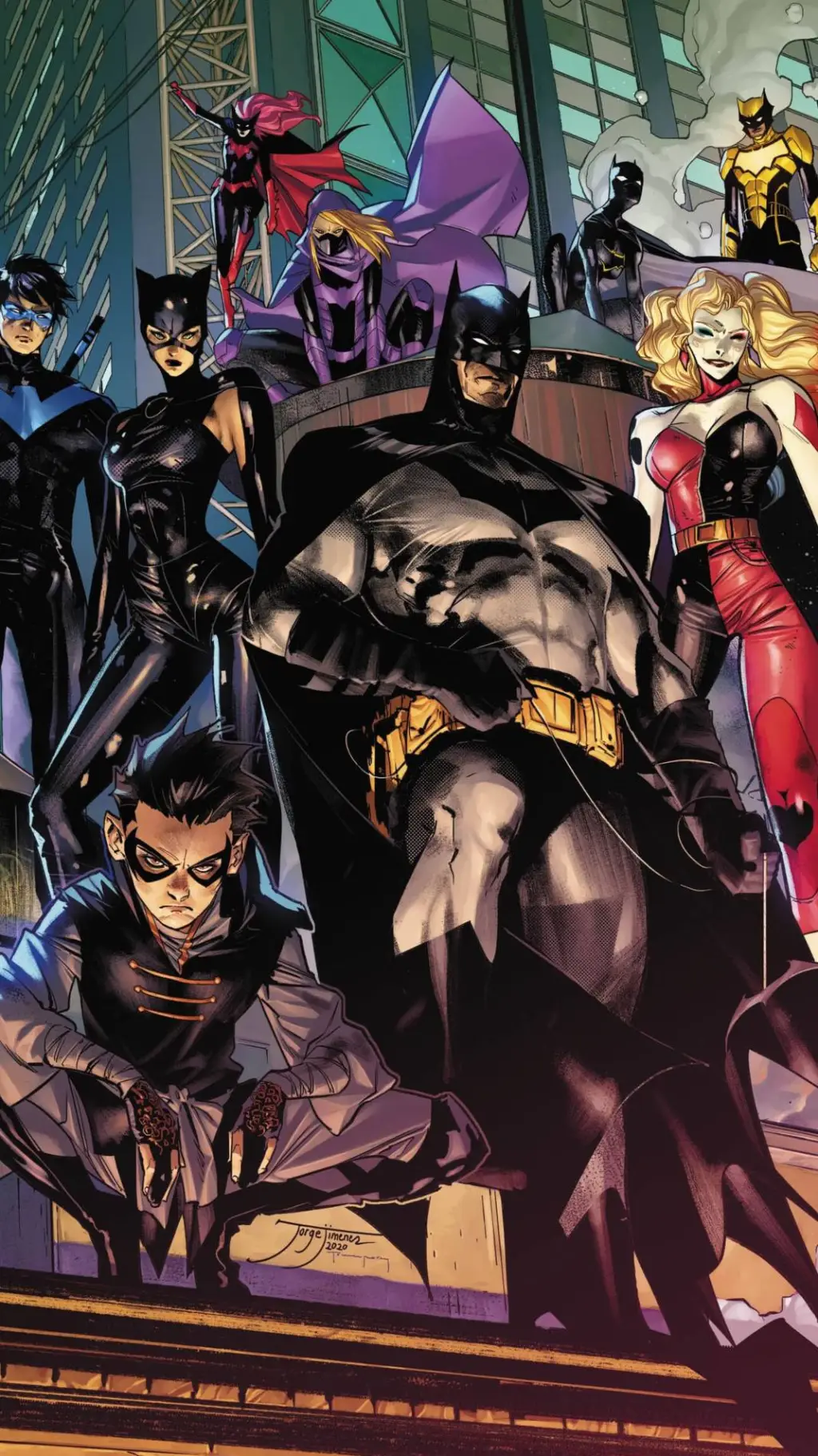 ai character: bat family  background