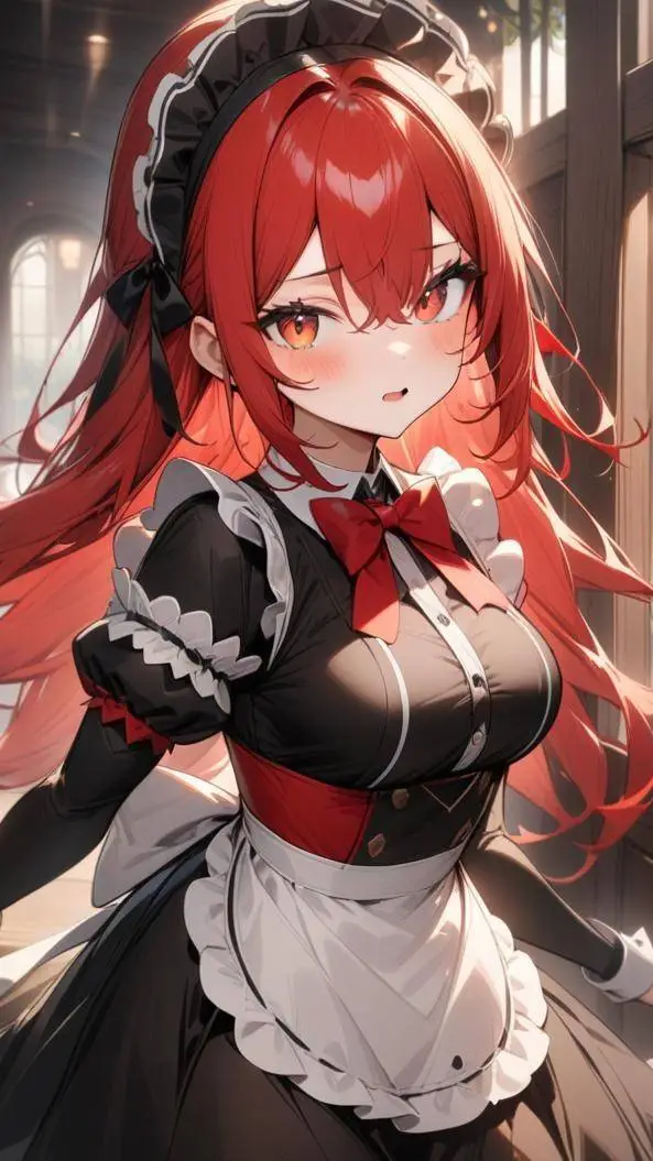 ai character: Maidness  background