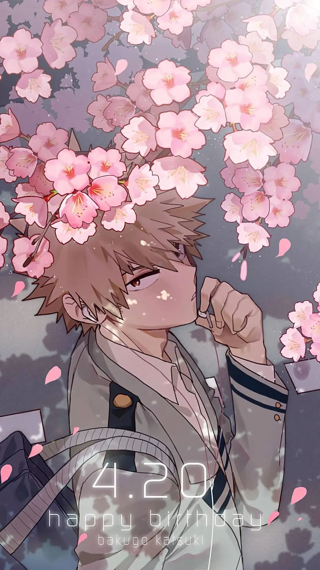 ai character: MHA~(Bakugo B-day) background