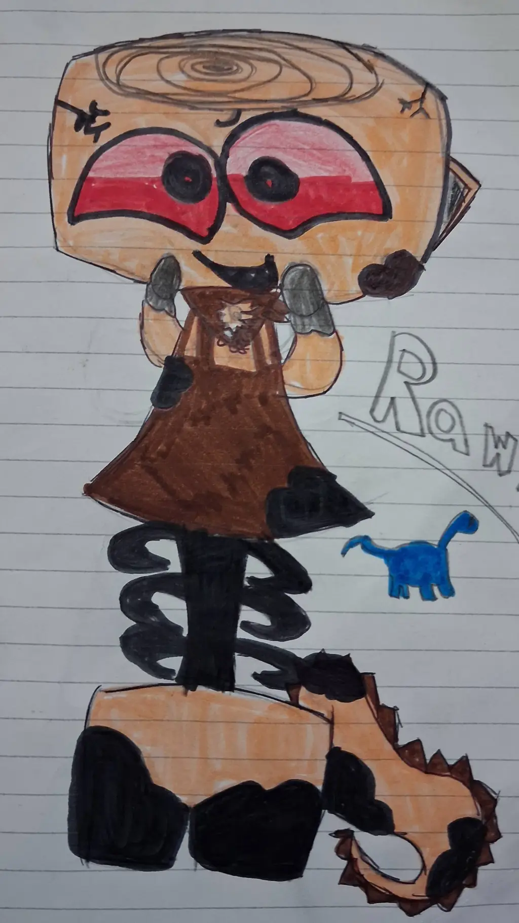 ai character: •~Twisted shelly~• background