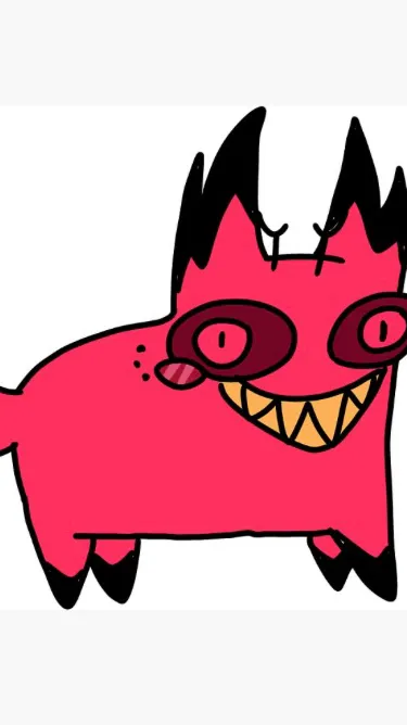 ai character: Alastor's cat background