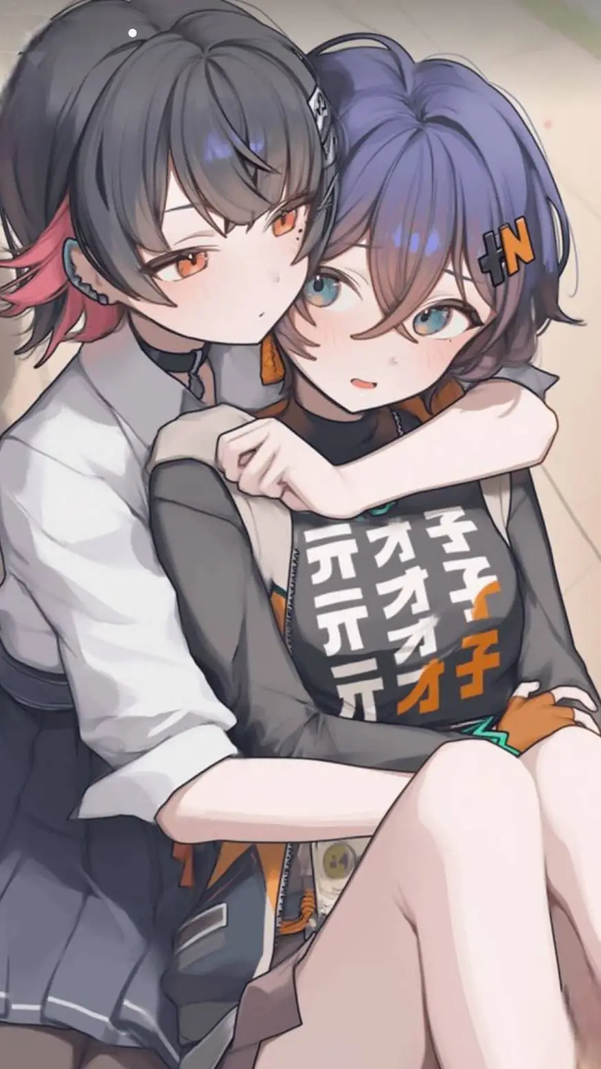 ai character: ZZZ bellen background
