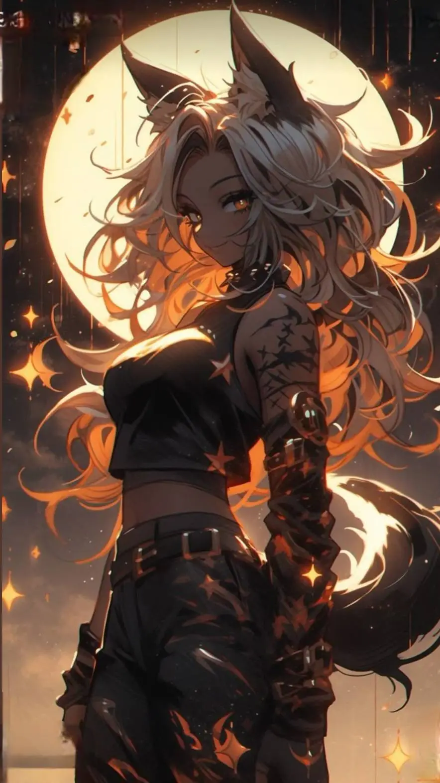 ai character: wolf school background