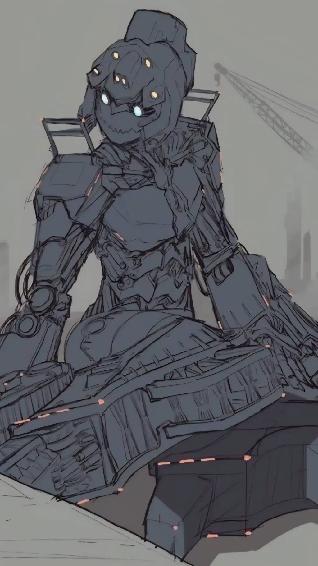 ai character: pacific rim background