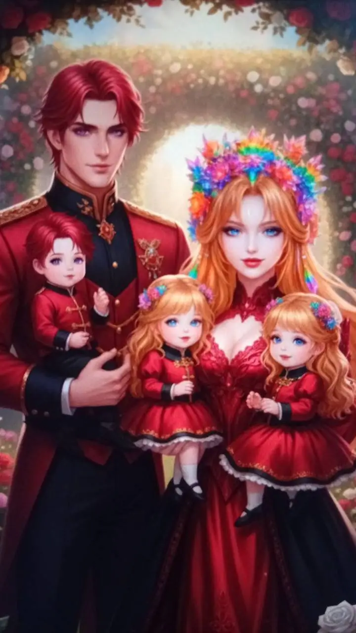 ai character: AURORA ARIA HAZEL background