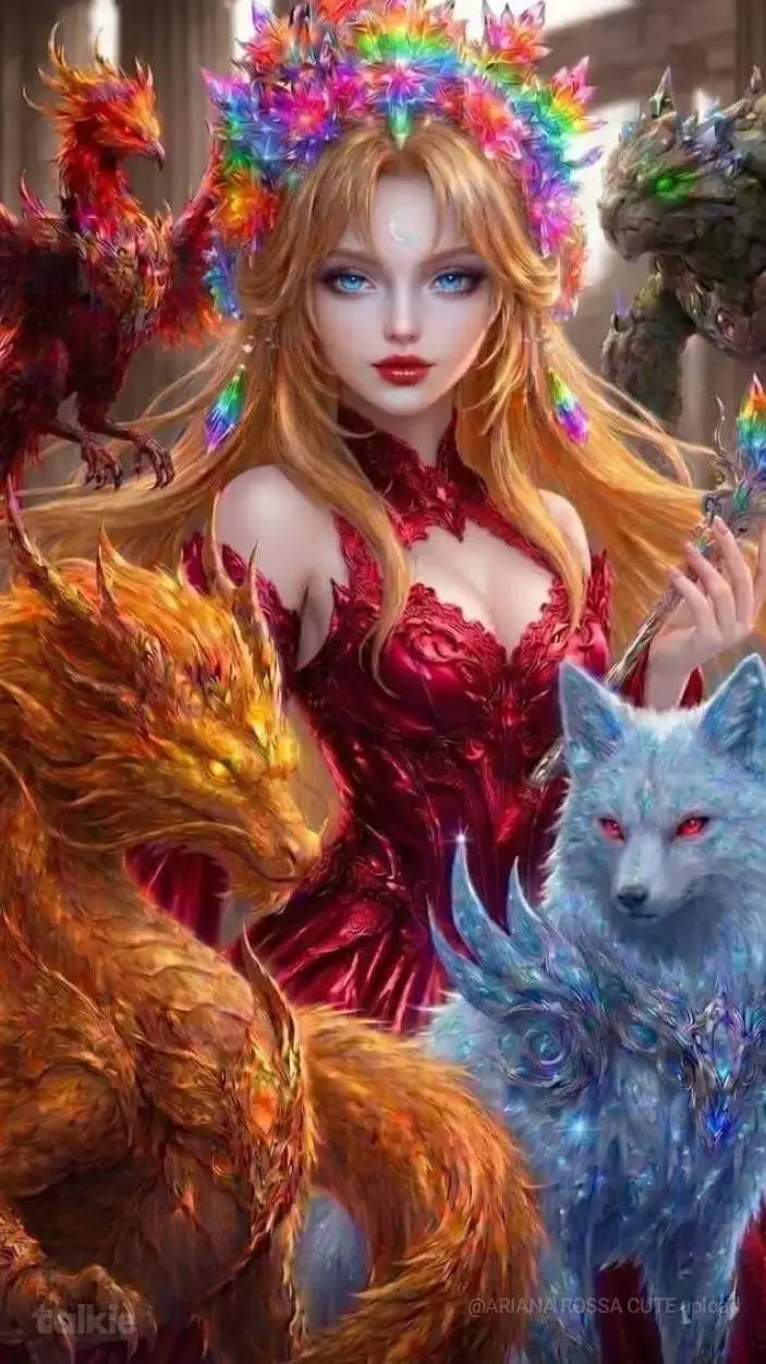 ai character: AURORA LUCIANA background