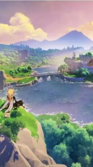 ai character: Genshin Impact background