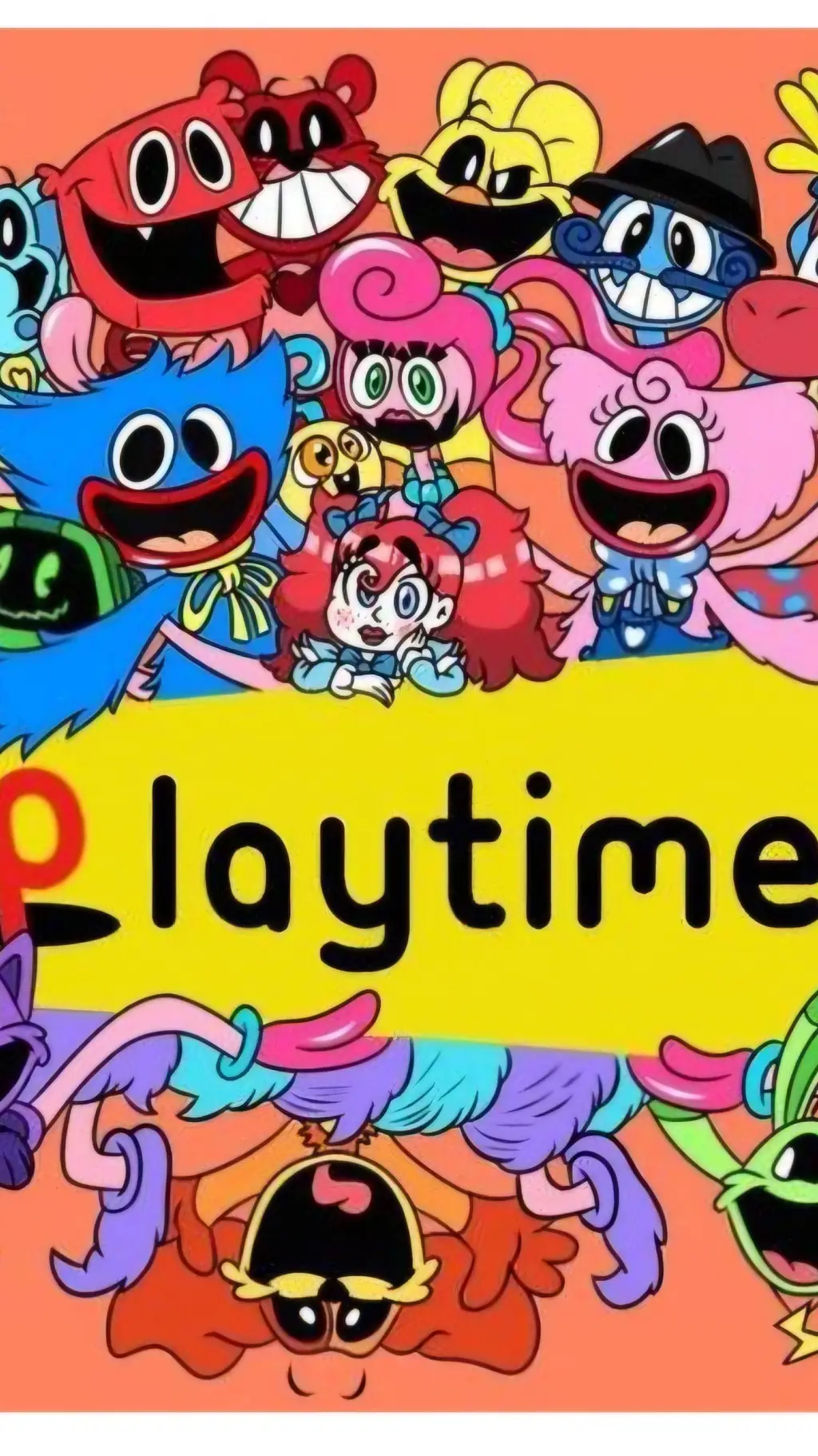 ai character: Poppy Playtime background