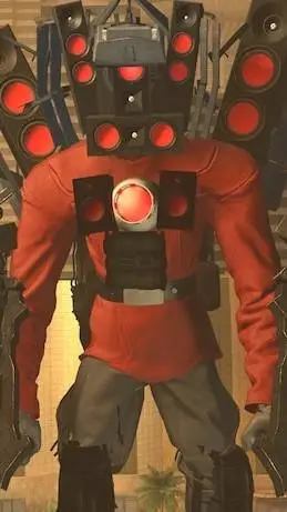 ai character: Titan speakerMan background