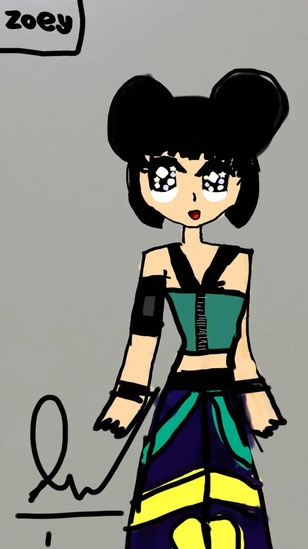 ai character: Meeting Zoey background