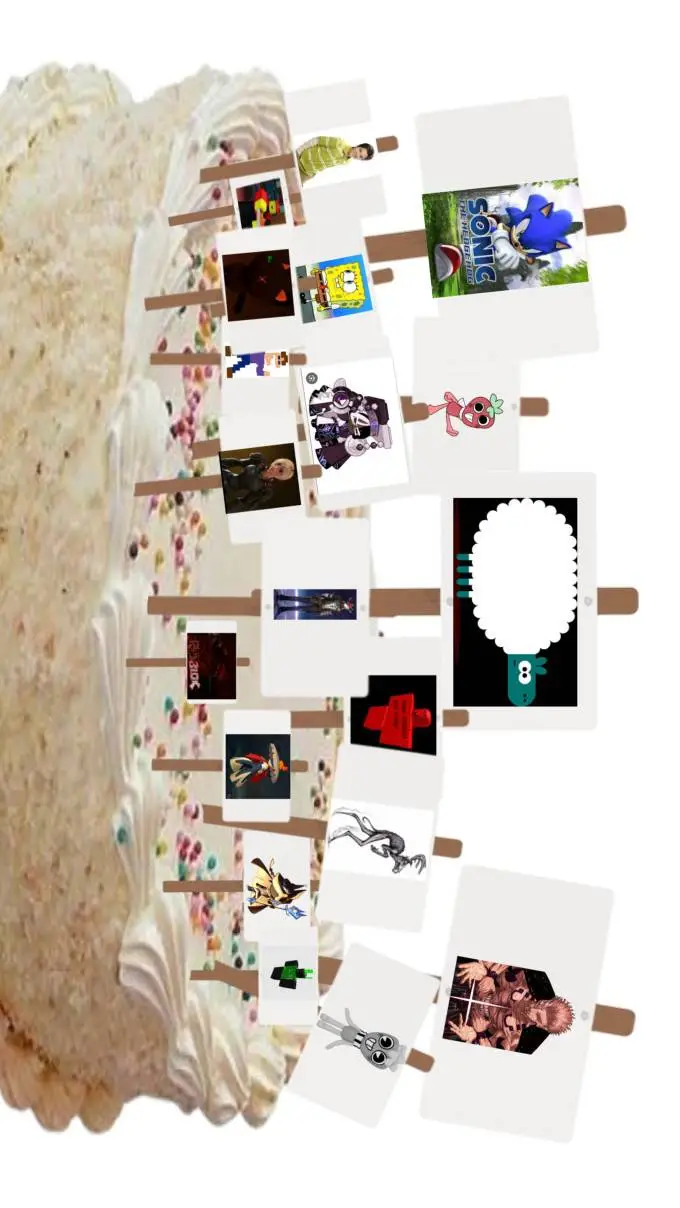 ai character: "Hear Me Out" Cake background