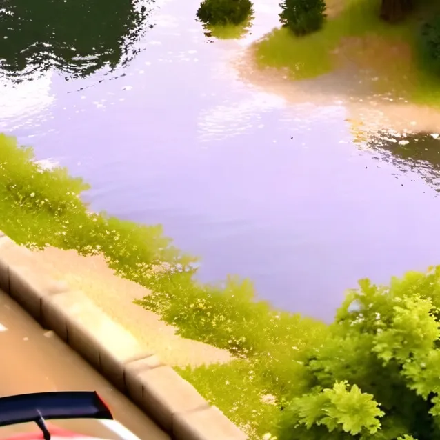 chat with ai character: Car trip