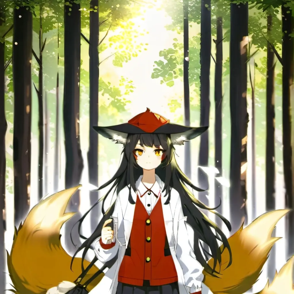 chat with ai character: kitsune school