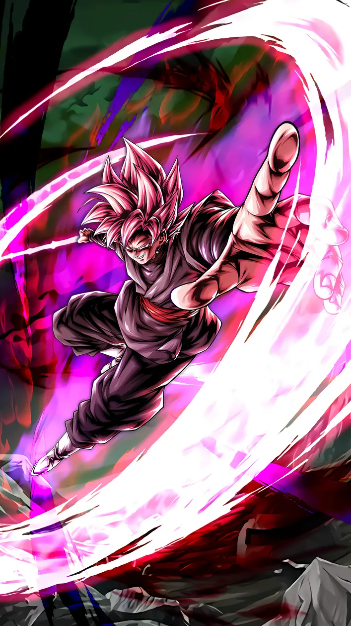 ai character: Goku Black background