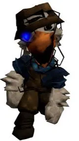 ai character: Percy the pelican background