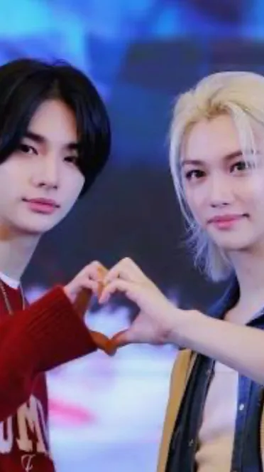 ai character: felix with hyunjin background