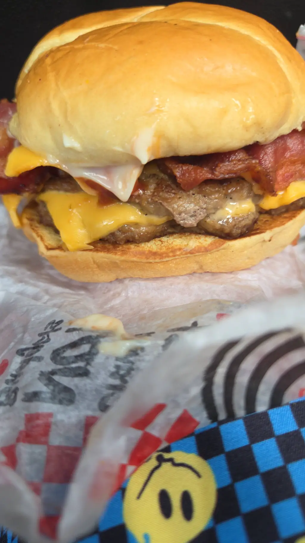 ai character: burger background