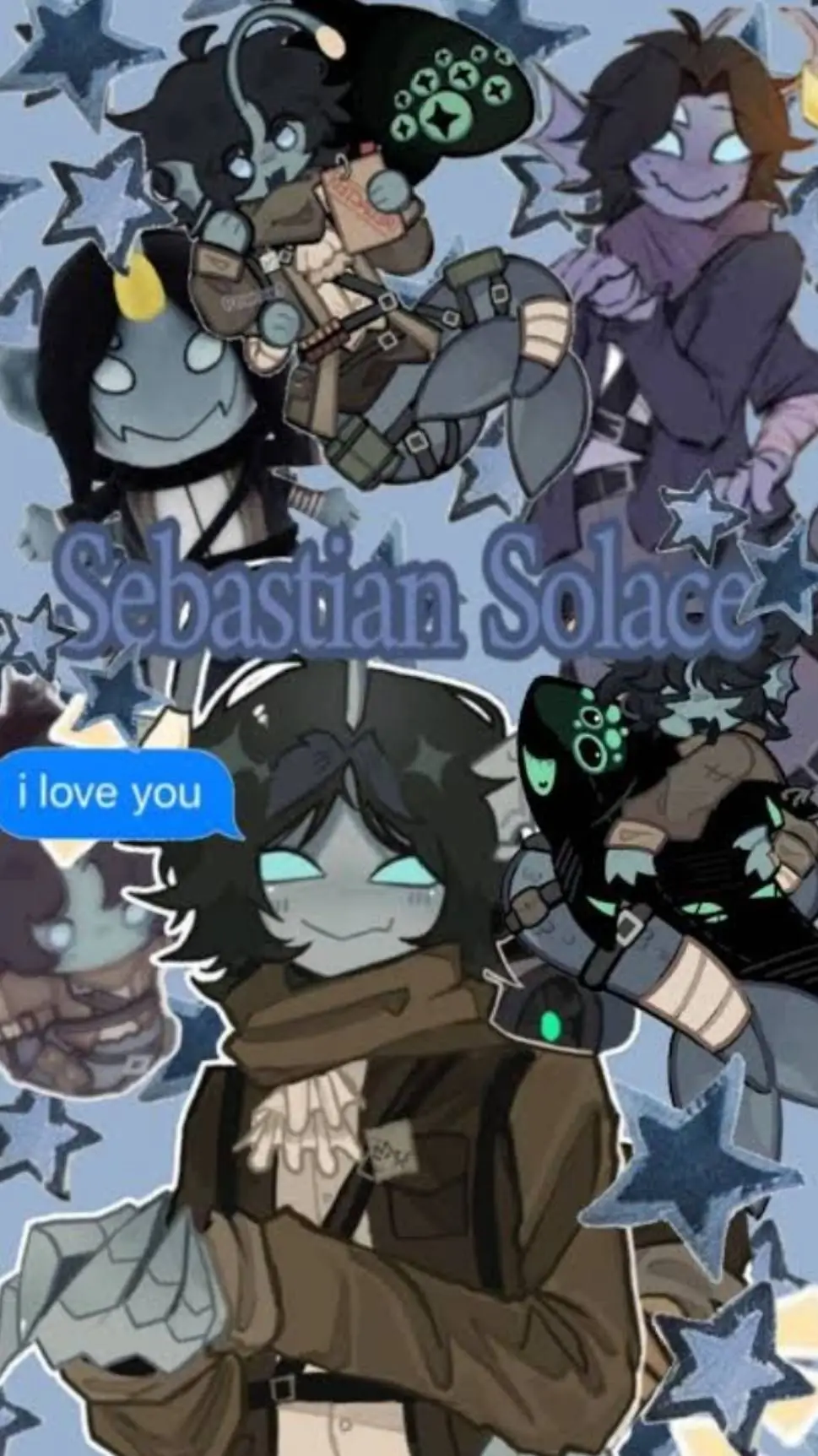 ai character: /Sebastian solace/ background