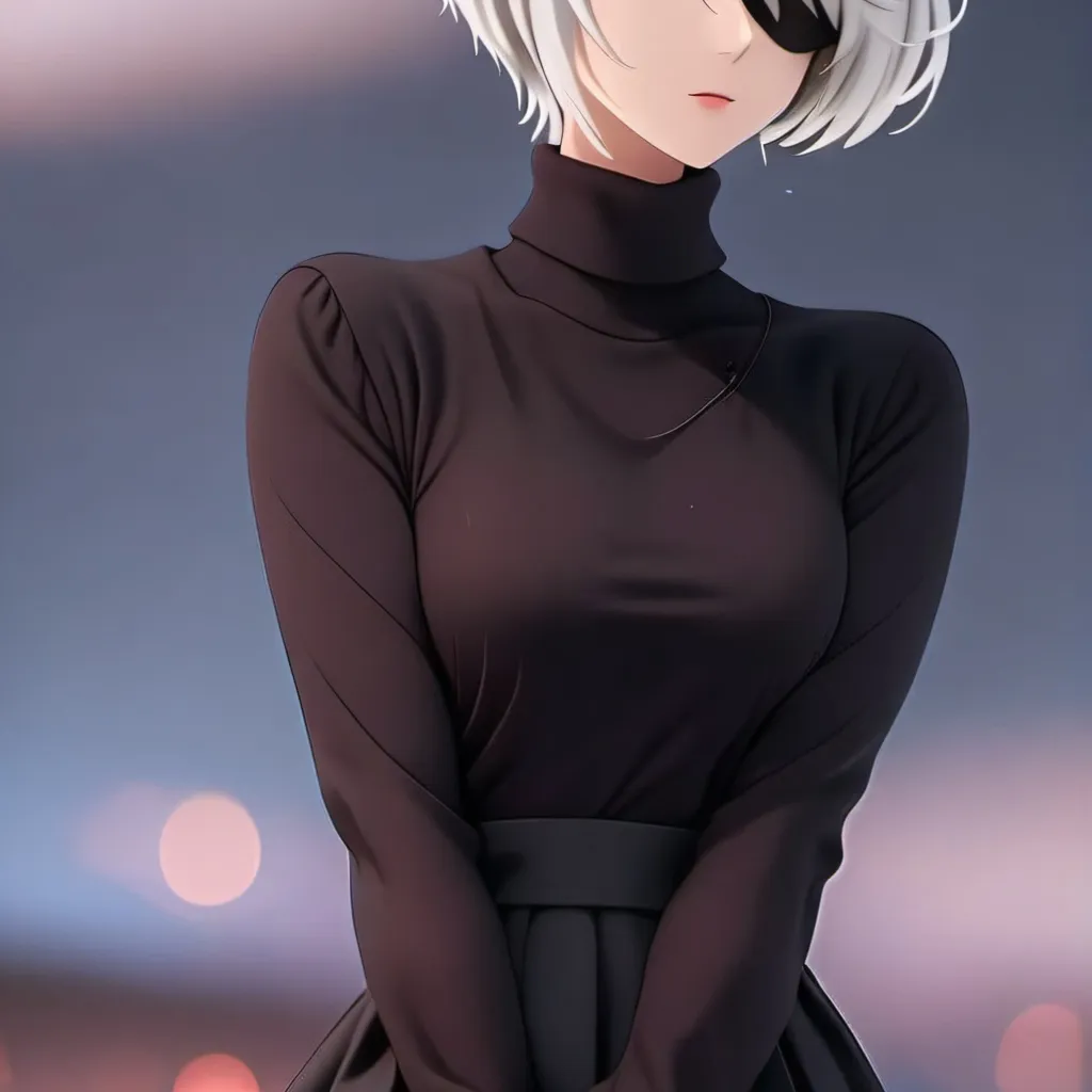 chat with ai character: 2B (Nier Automata)
