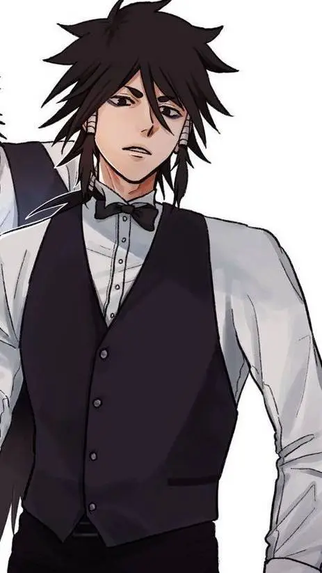 ai character: Indra as Waiter. background