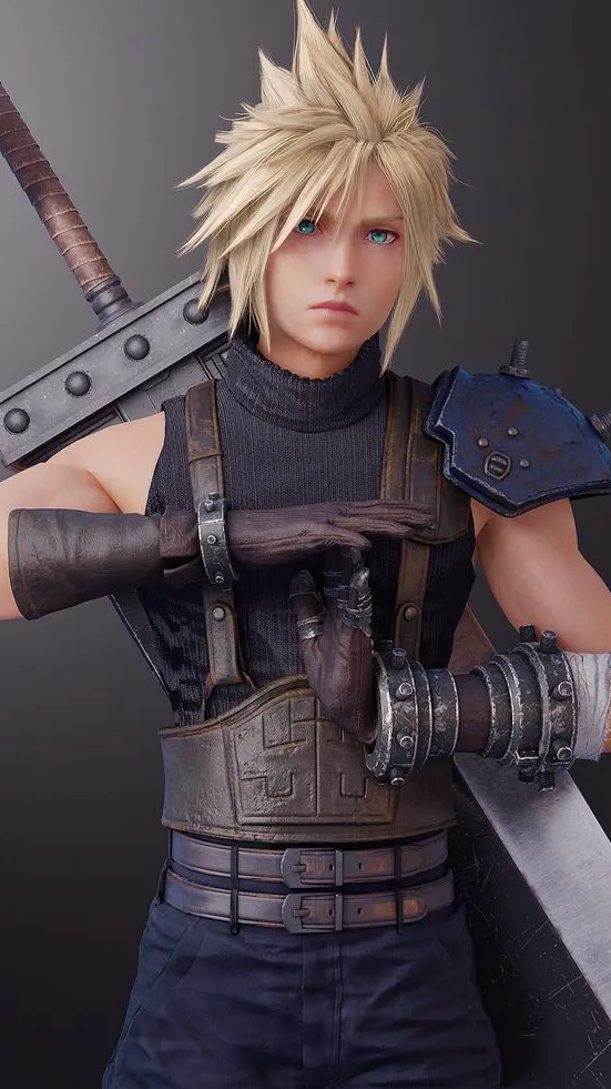 ai character: cloud strife background