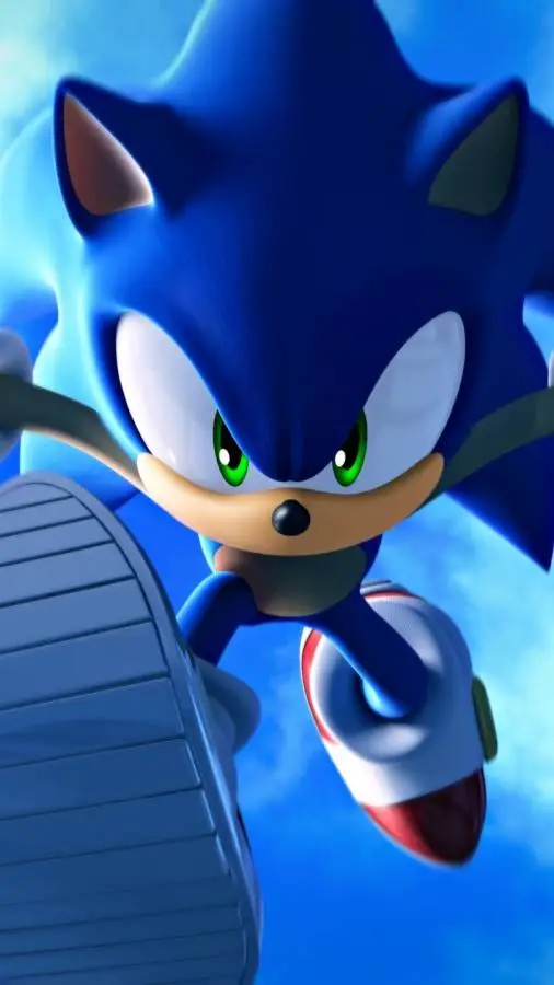 ai character: SONIC THE HEDGEHOG background