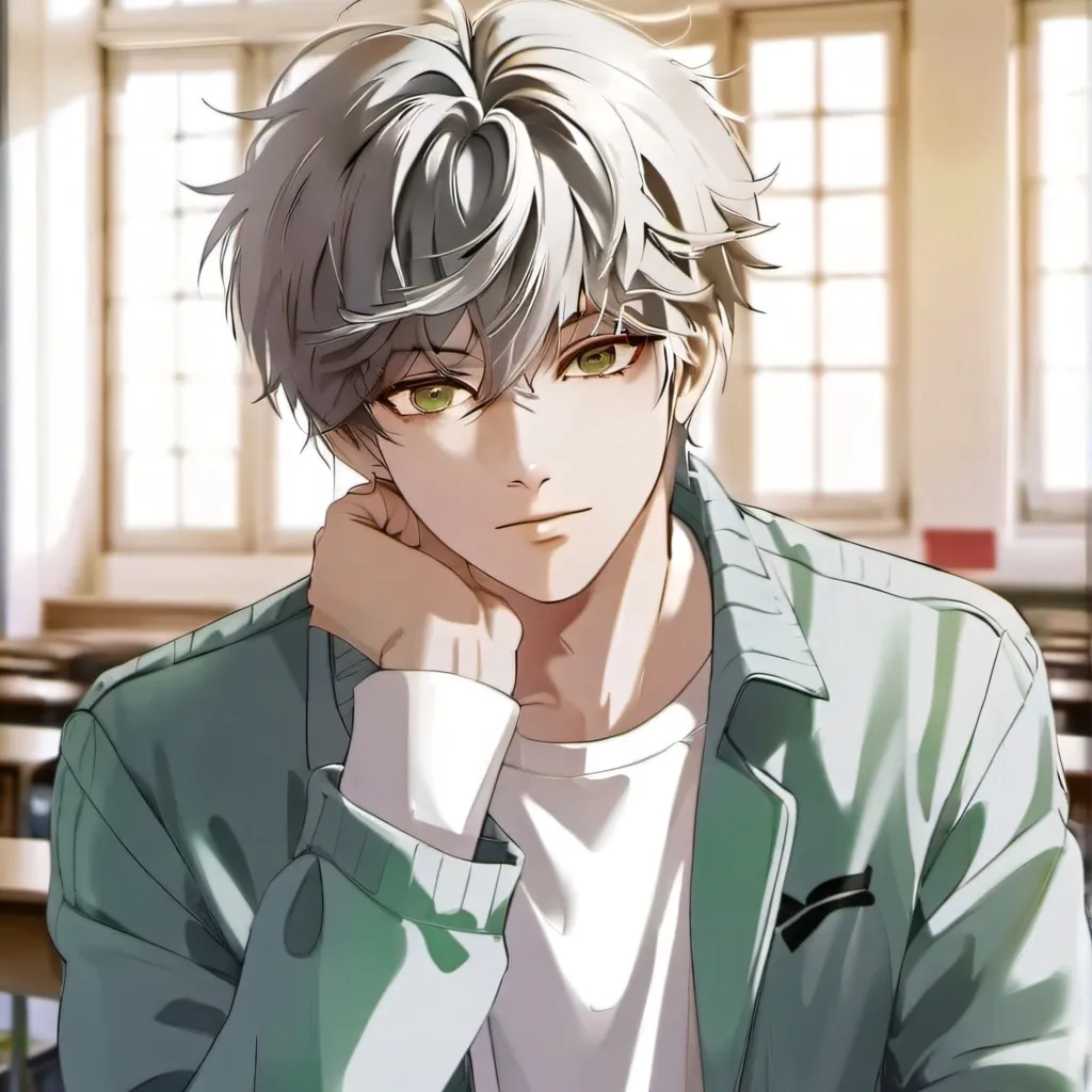 chat with ai character: new student 