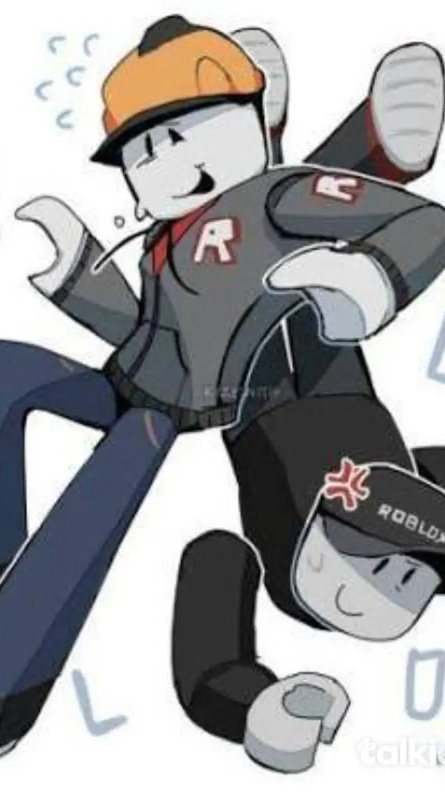 ai character: Buildermanxroblox  background