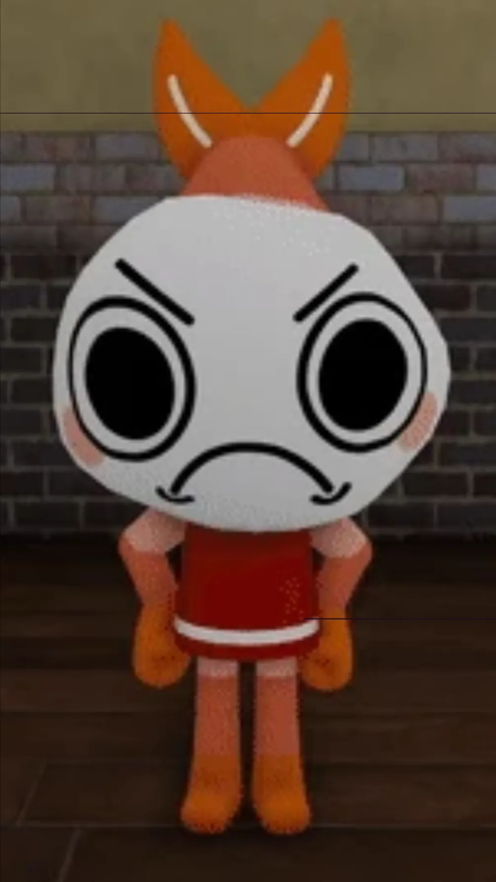ai character: Shrimpo background