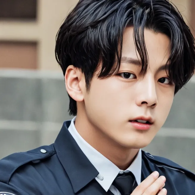 chat with ai character: Officer Jungkook