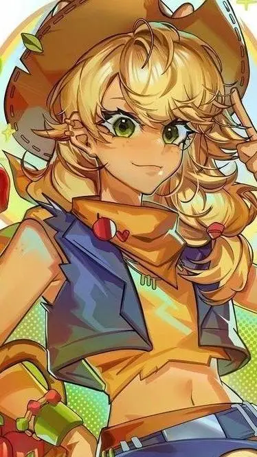 ai character: Applejack! ~ ☆ background