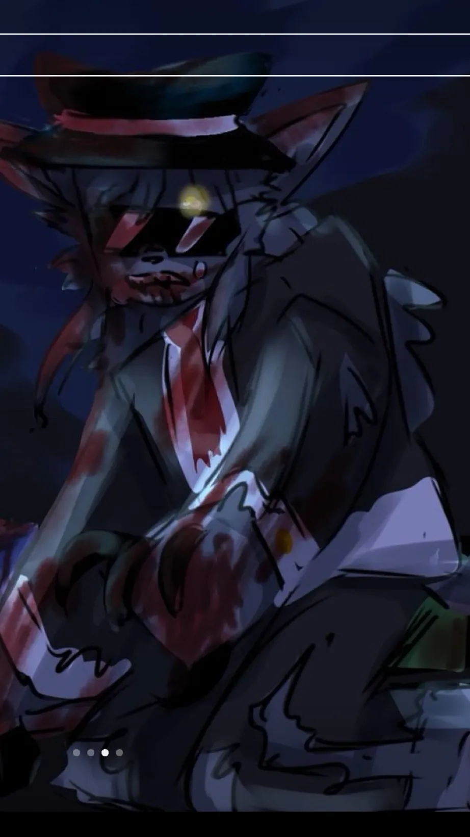 ai character: Werewolf chance au background