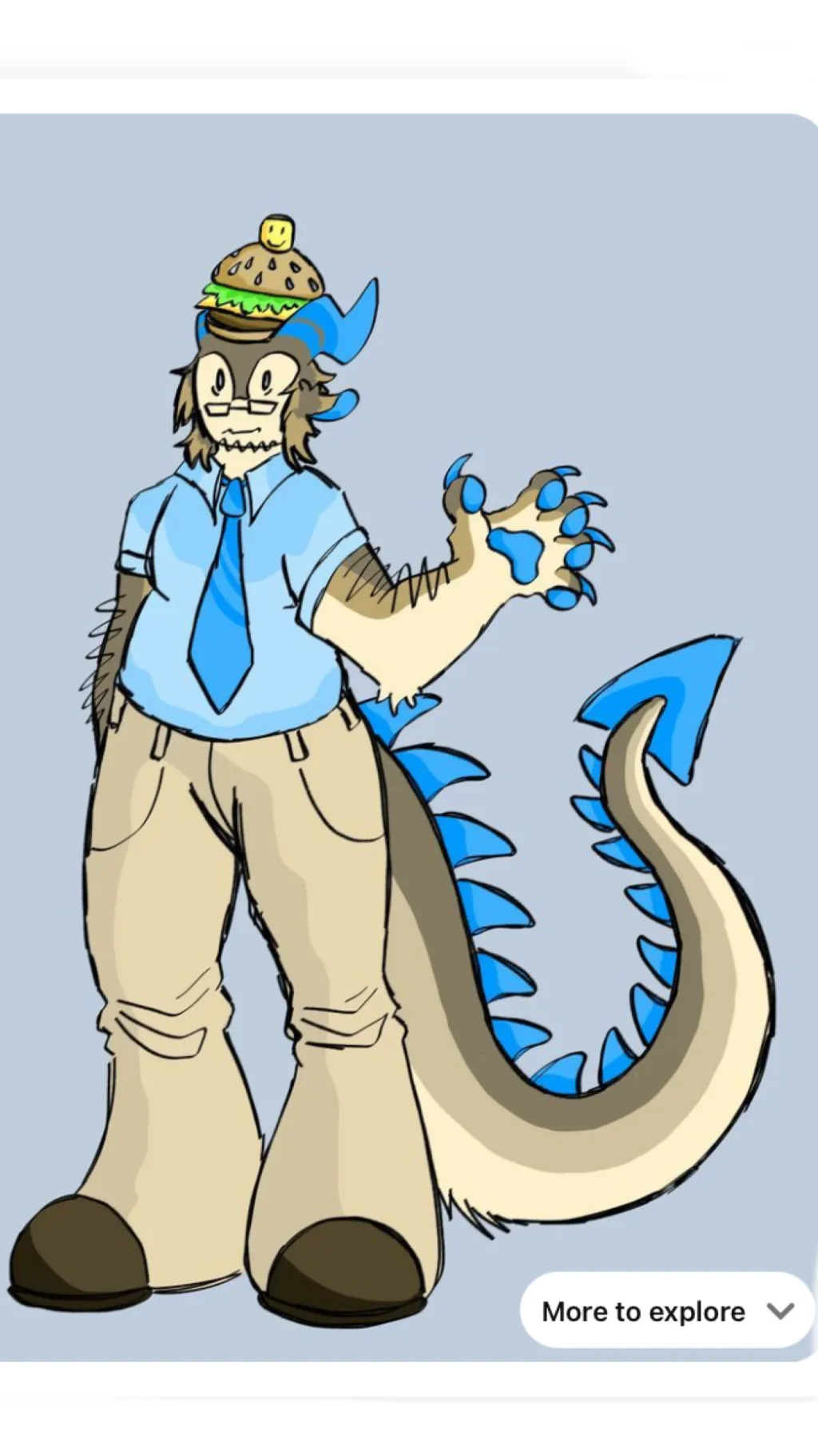 ai character: Creature au background