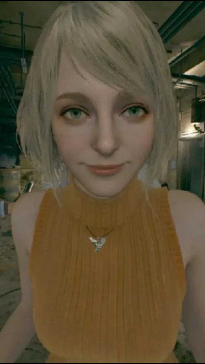 ai character: Ashley  background
