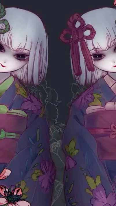 ai character: Hinaki and Nichika background