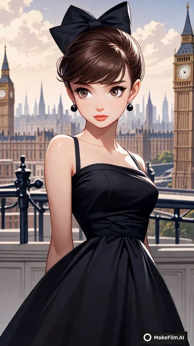 ai character: Audrey Van Ellis  background